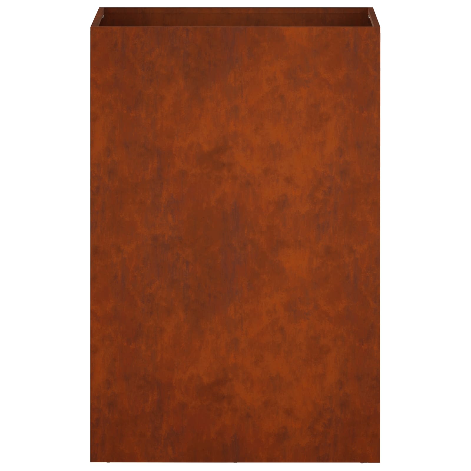 Vaso da giardino 2 pz Ruggine 50 x 40 x 75 cm Acciaio Corten | homemem39