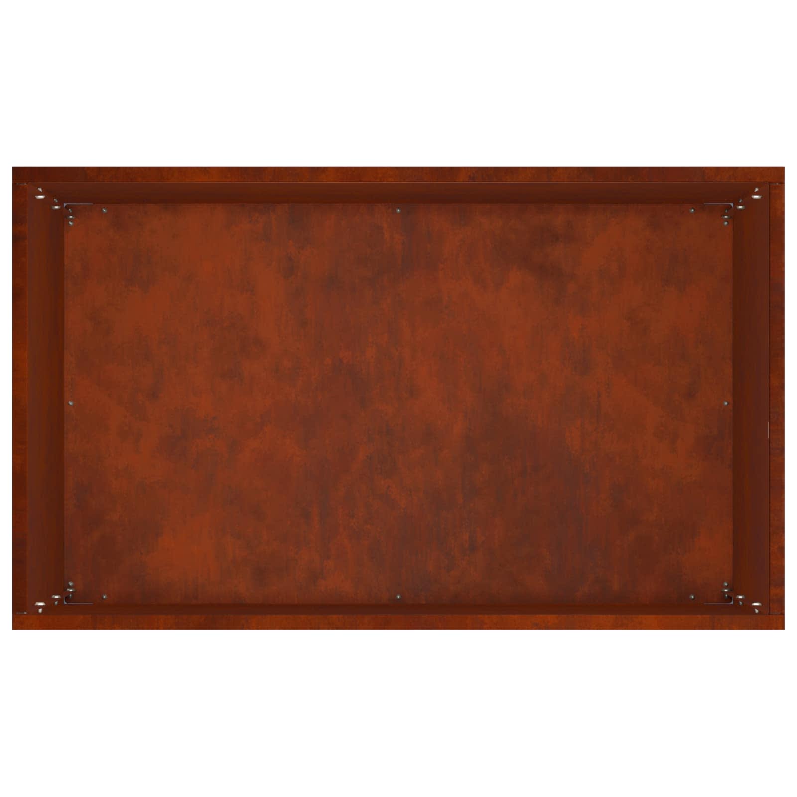 Vaso da giardino 2 pz Ruggine 50 x 40 x 75 cm Acciaio Corten | homemem39