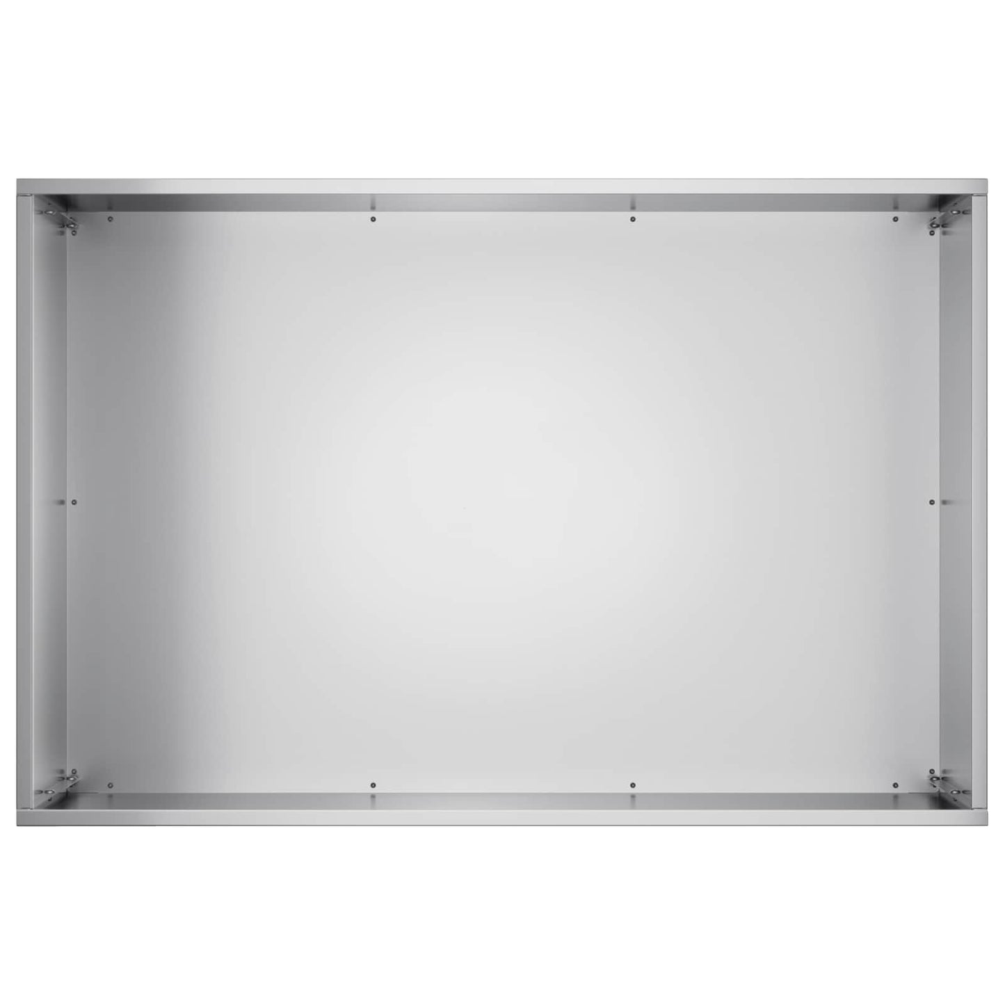 Vaso da giardino Argento 60 x 40 x 40 cm Acciaio zincato
