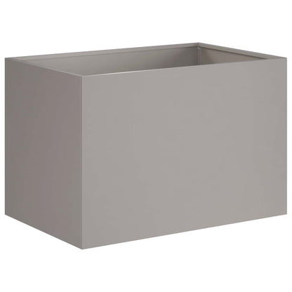 Vaso da giardino 2 pz Ruggine 60 x 40 x 40 cm Acciaio Corten | homemem39