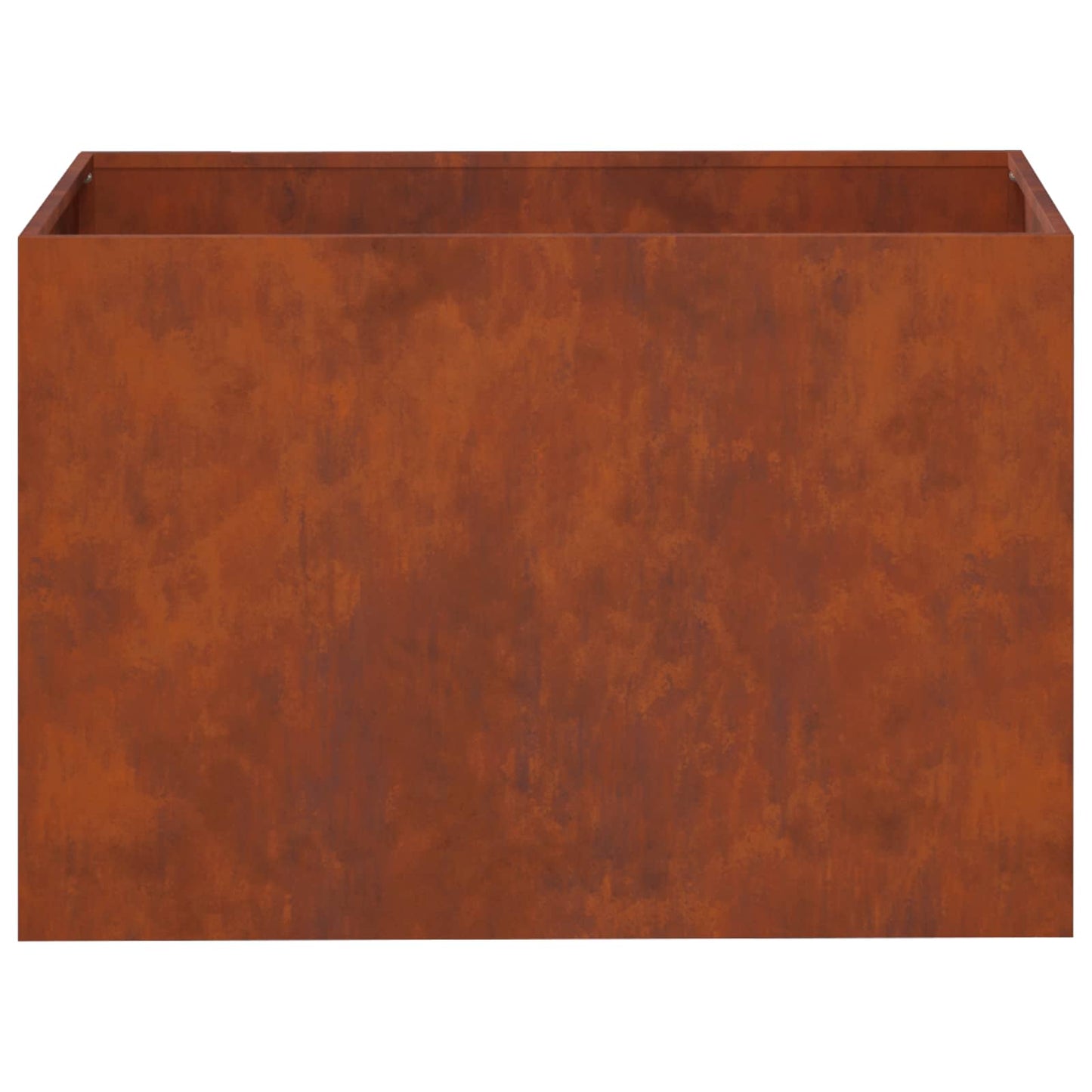 Vaso da giardino 2 pz Ruggine 60 x 40 x 40 cm Acciaio Corten