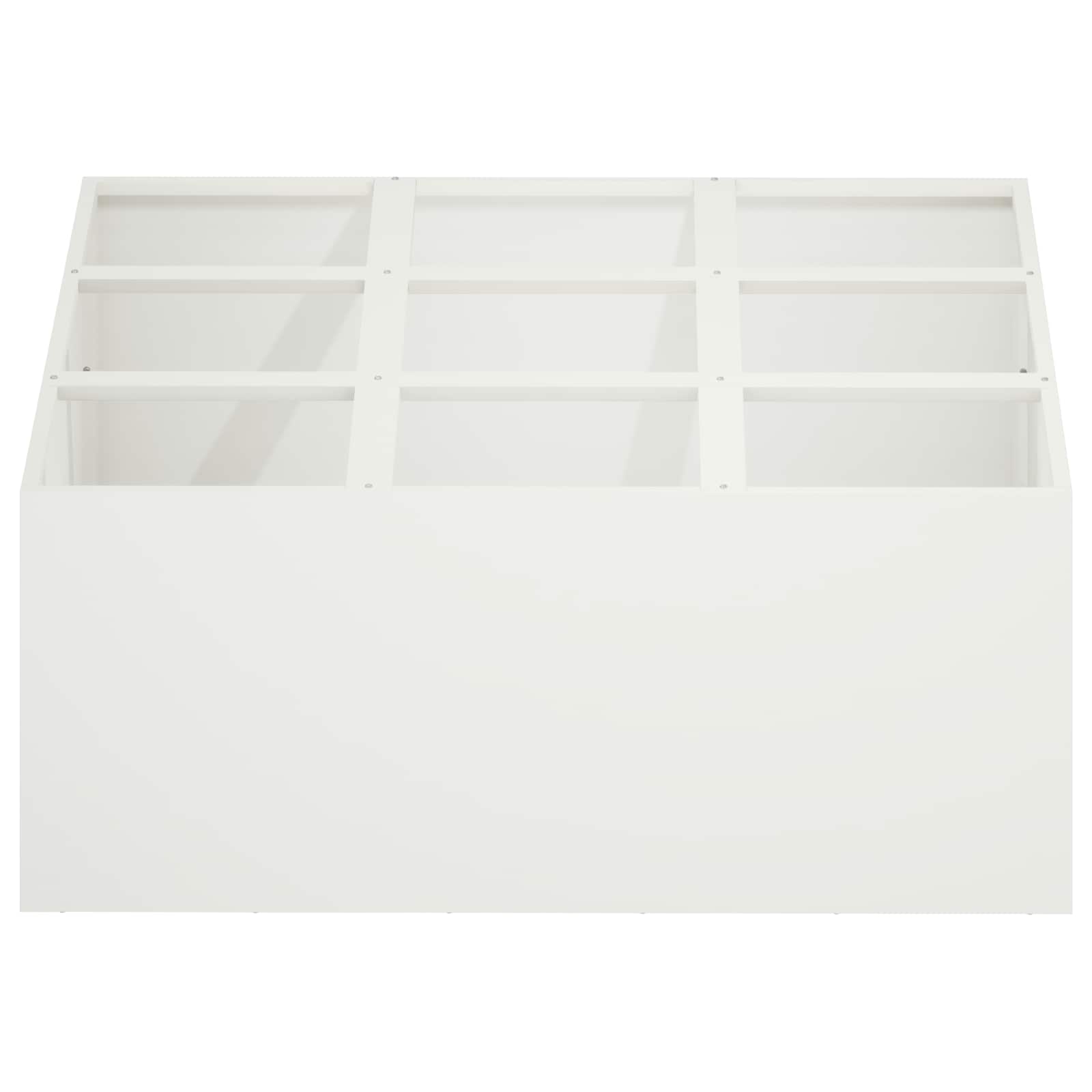 Vaso da giardino Bianco 100 x 100 x 40 cm | homemem39