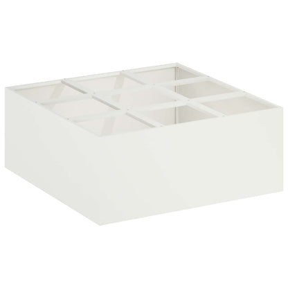 Vaso da giardino Bianco 100 x 100 x 50 cm