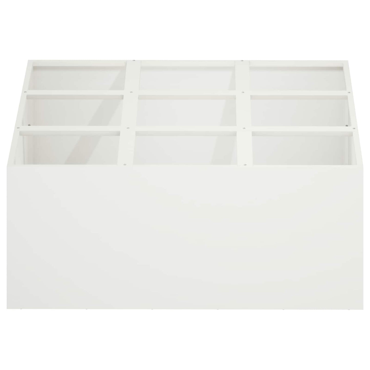 Vaso da giardino Bianco 100 x 100 x 50 cm