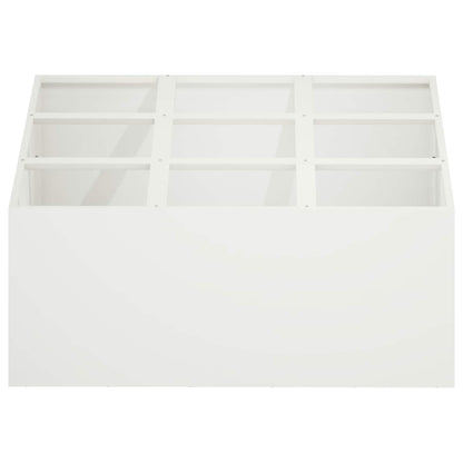 Vaso da giardino Bianco 100 x 100 x 50 cm