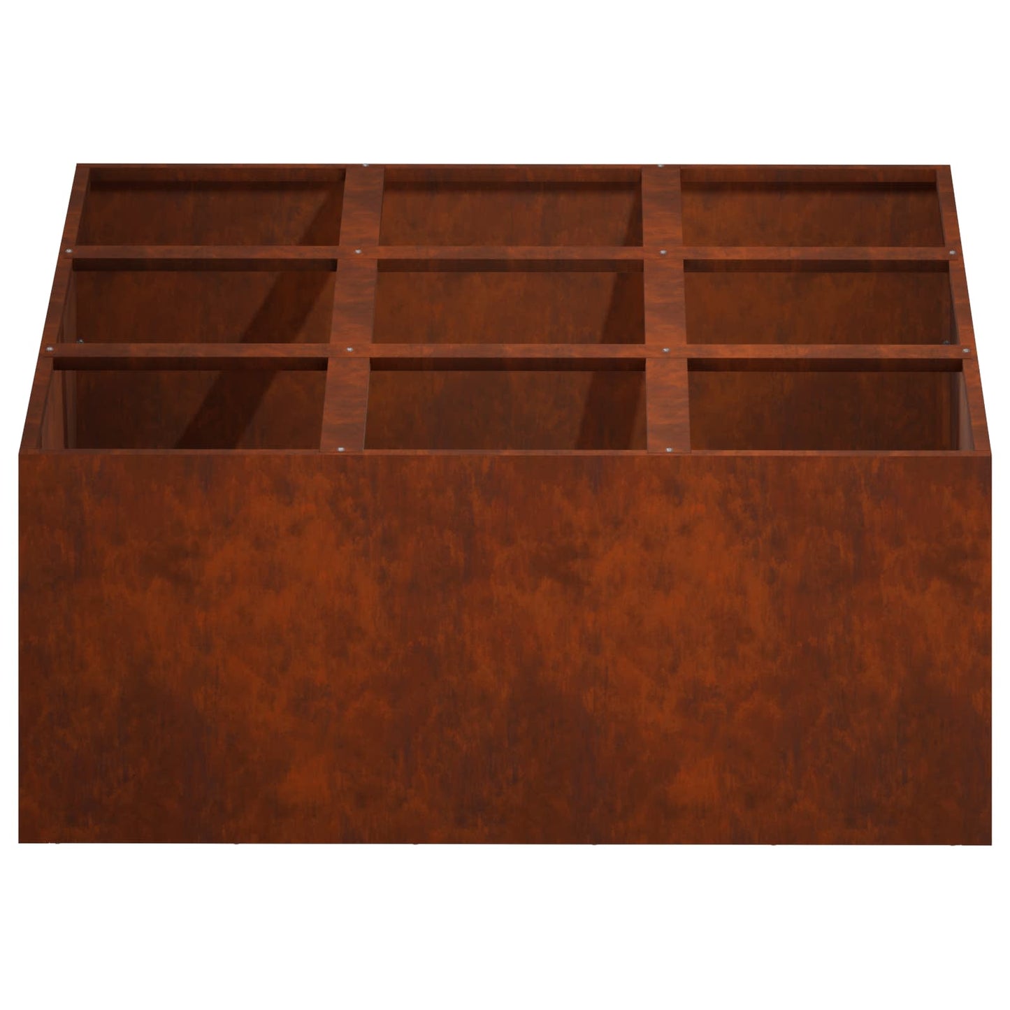 Vaso da giardino Ruggine 100 x 100 x 50 cm Acciaio Corten | homemem39