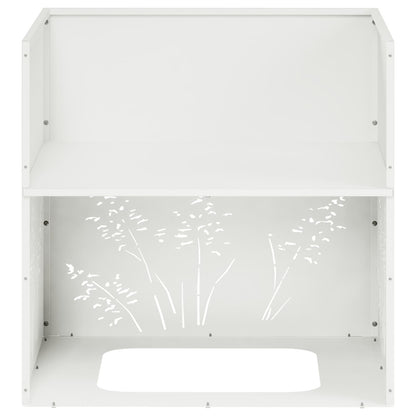 Vaso da giardino Bianco 50 x 50 x 49 cm | homemem39