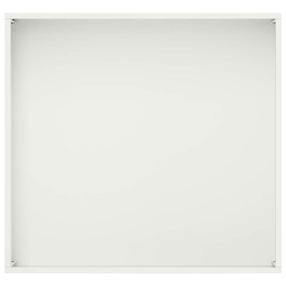 Vaso da giardino Bianco 50 x 50 x 49 cm | homemem39