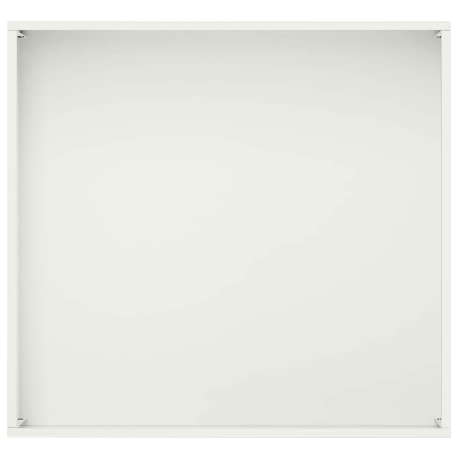 Vaso da giardino 2 pz Bianco 50 x 50 x 49 cm | homemem39