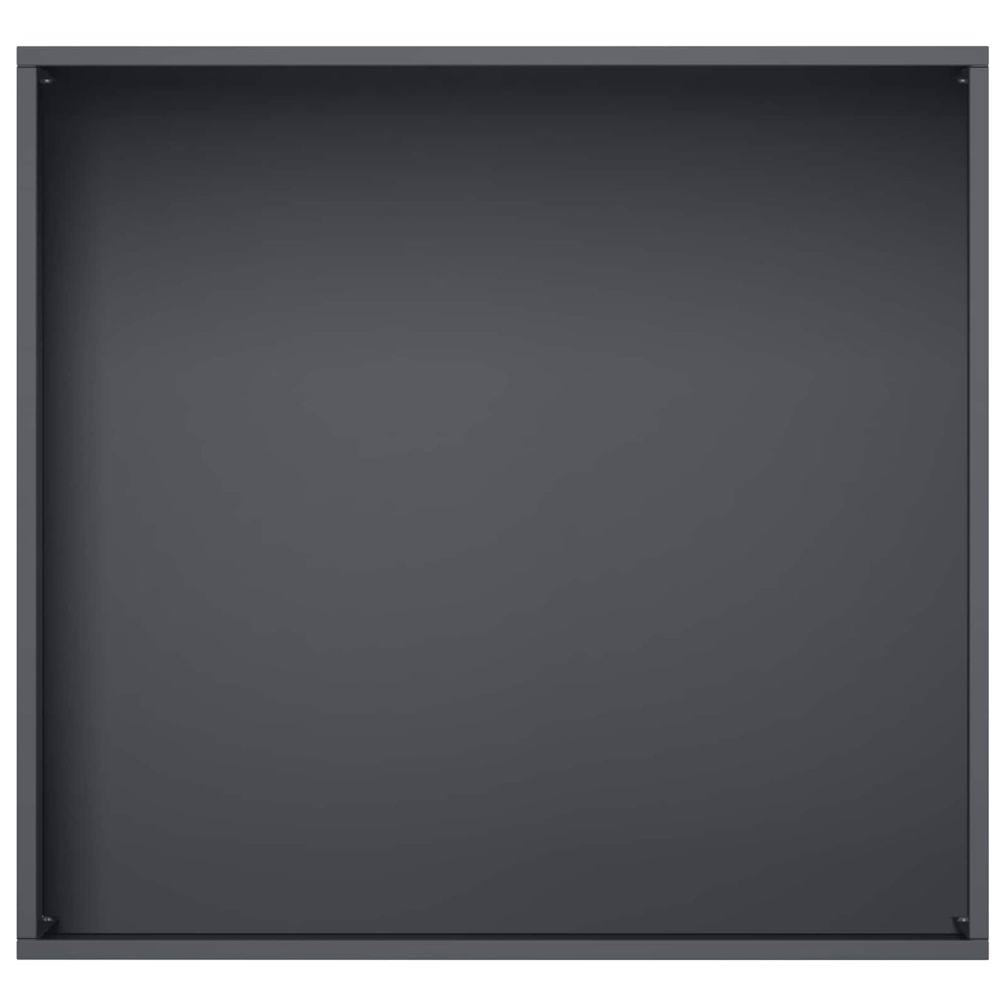Vaso da giardino Antracite 50 x 50 x 49 cm | homemem39