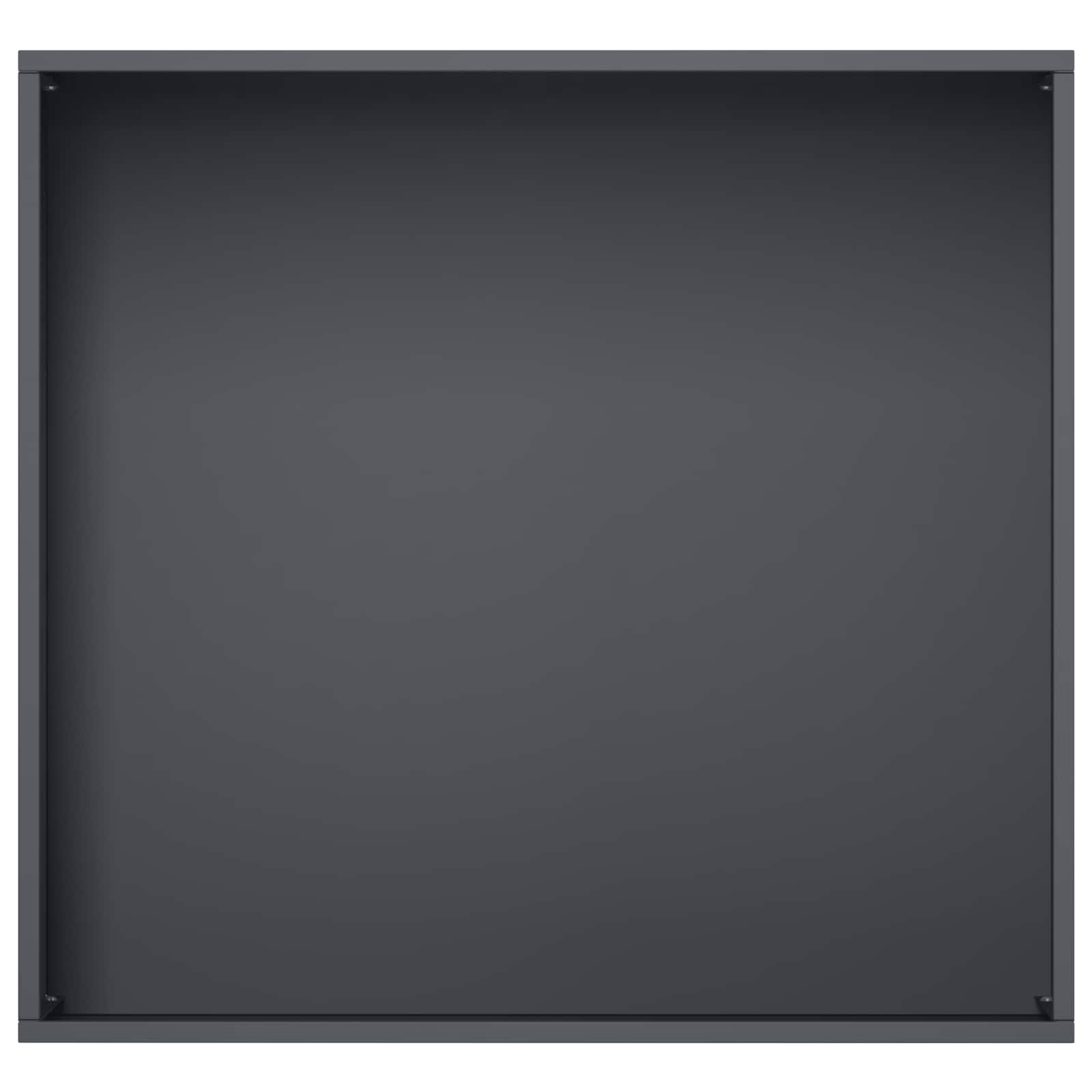 Vaso da giardino 2 pz Antracite 50 x 50 x 49 cm | homemem39
