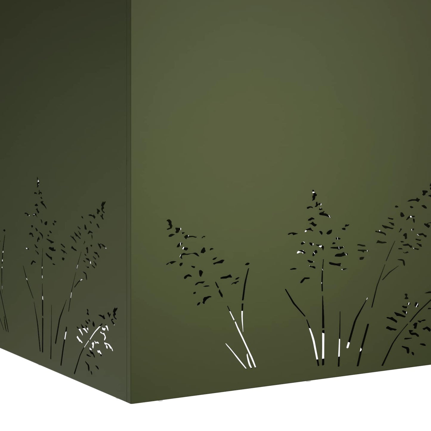 Vaso da giardino Verde Oliva 50 x 50 x 49 cm | homemem39