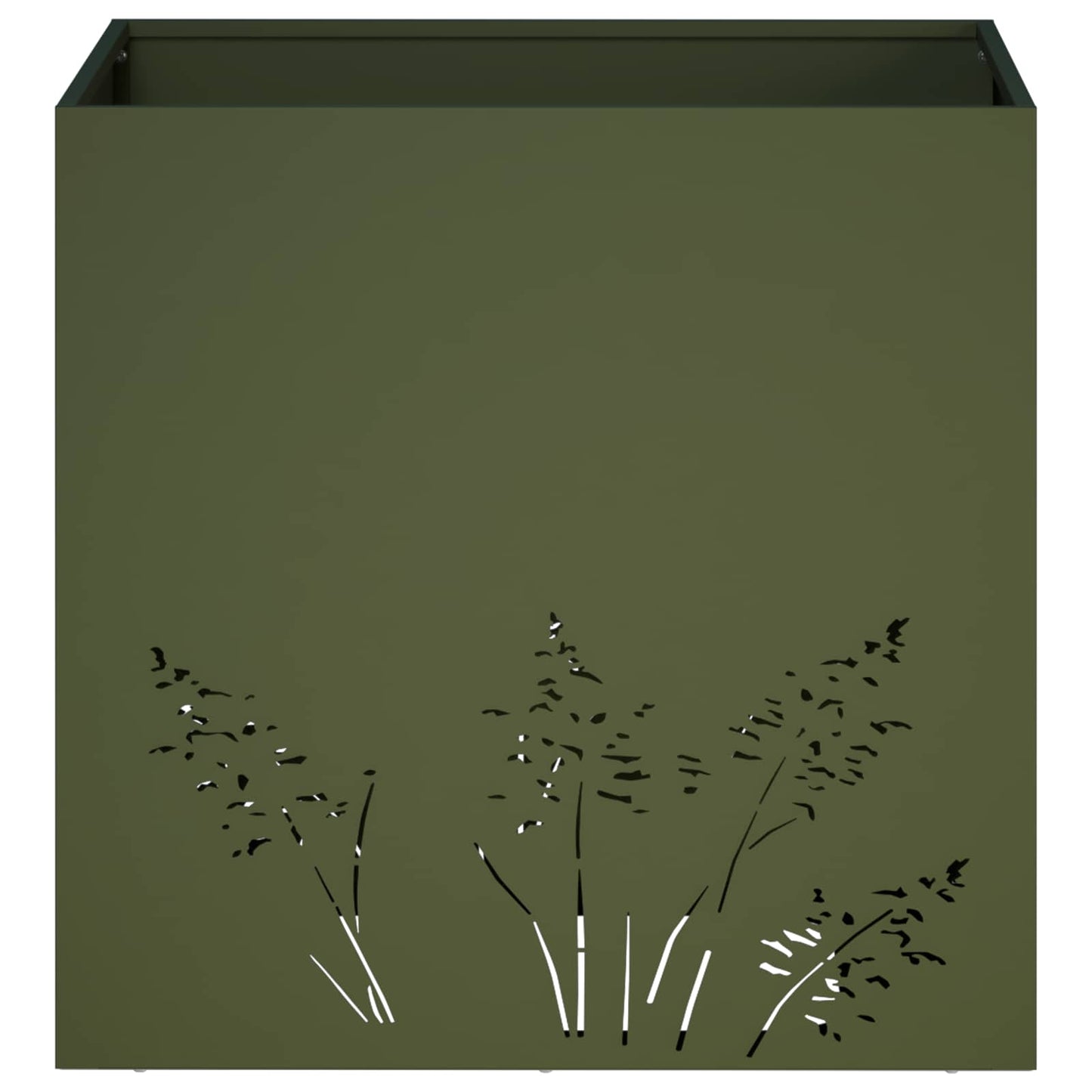 Vaso da giardino Verde Oliva 50 x 50 x 49 cm | homemem39