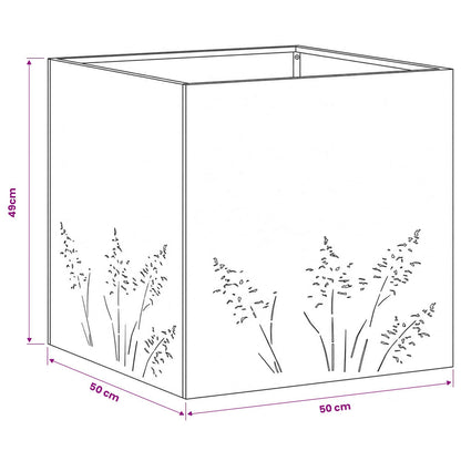Vaso da giardino Verde Oliva 50 x 50 x 49 cm | homemem39