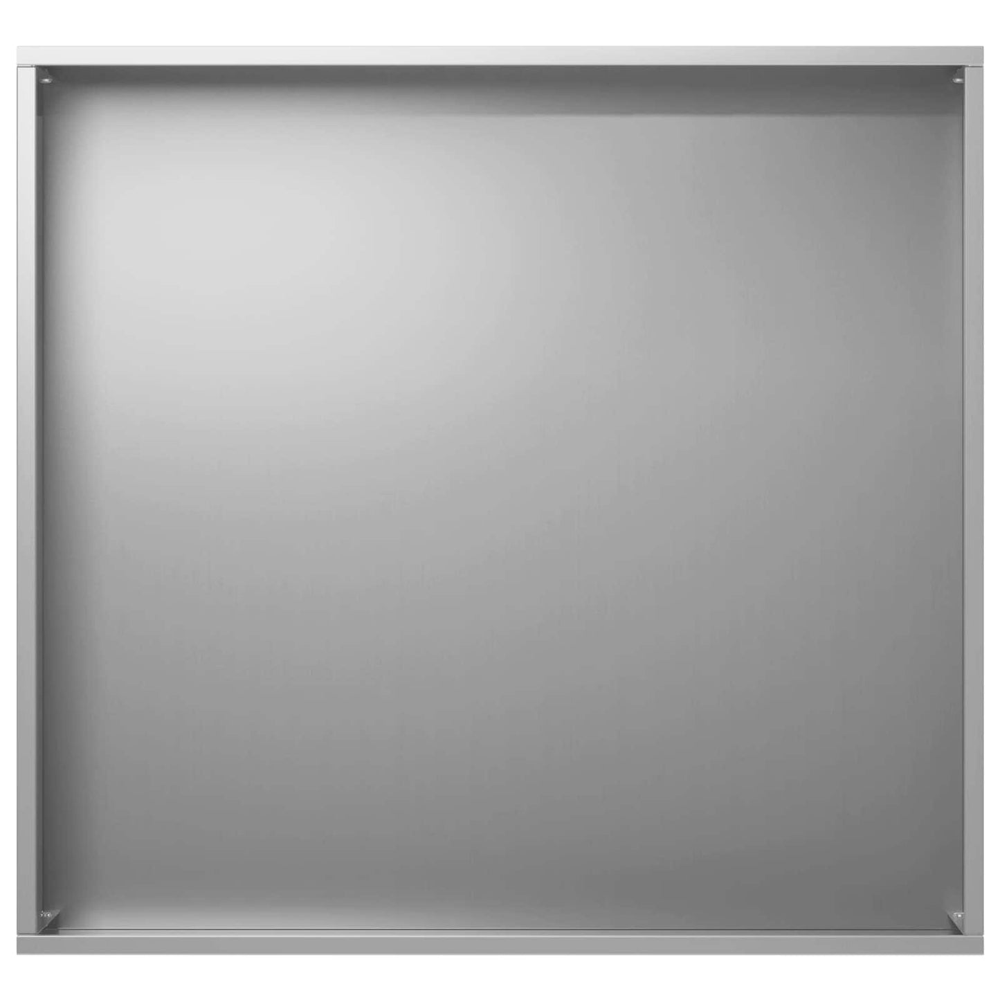 Vaso da giardino 2 pz Argento 50 x 50 x 49 cm Acciaio zincato | homemem39