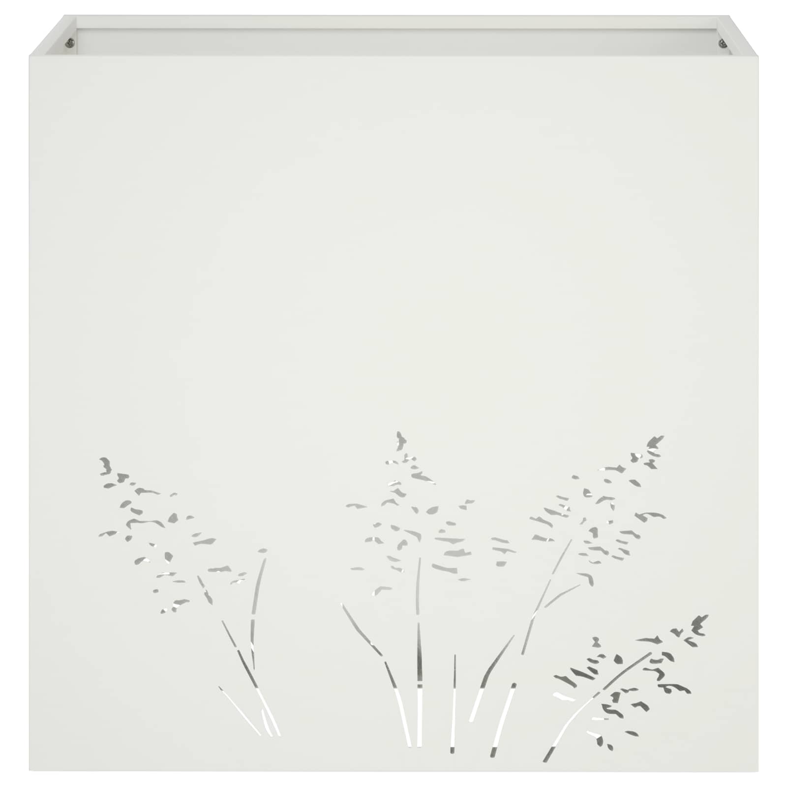 Vaso da giardino Bianco 50 x 30 x 49 cm | homemem39