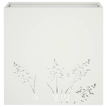 Vaso da giardino Bianco 50 x 30 x 49 cm | homemem39