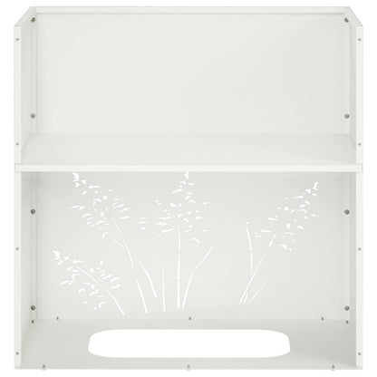 Vaso da giardino Bianco 50 x 30 x 49 cm | homemem39