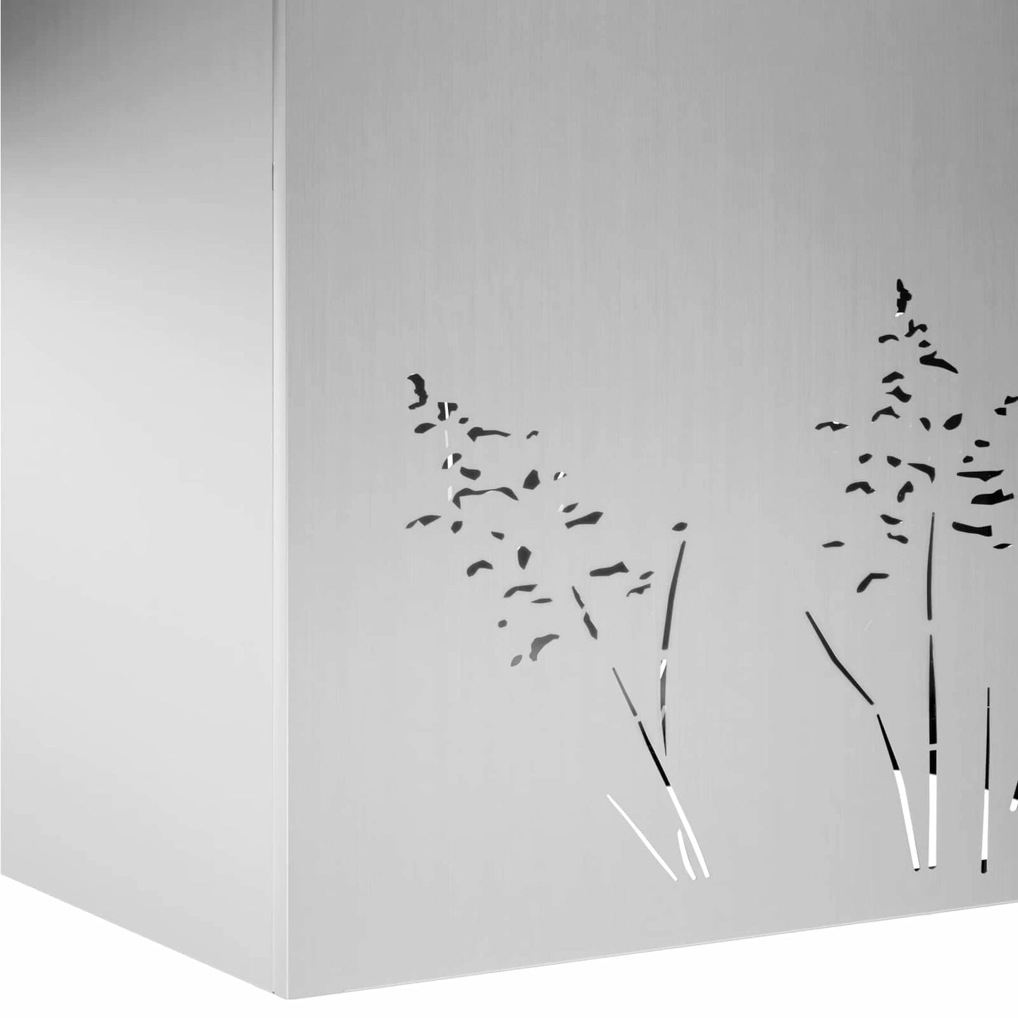 Vaso da giardino 2 pz Argento 50 x 30 x 49 cm Acciaio zincato | homemem39