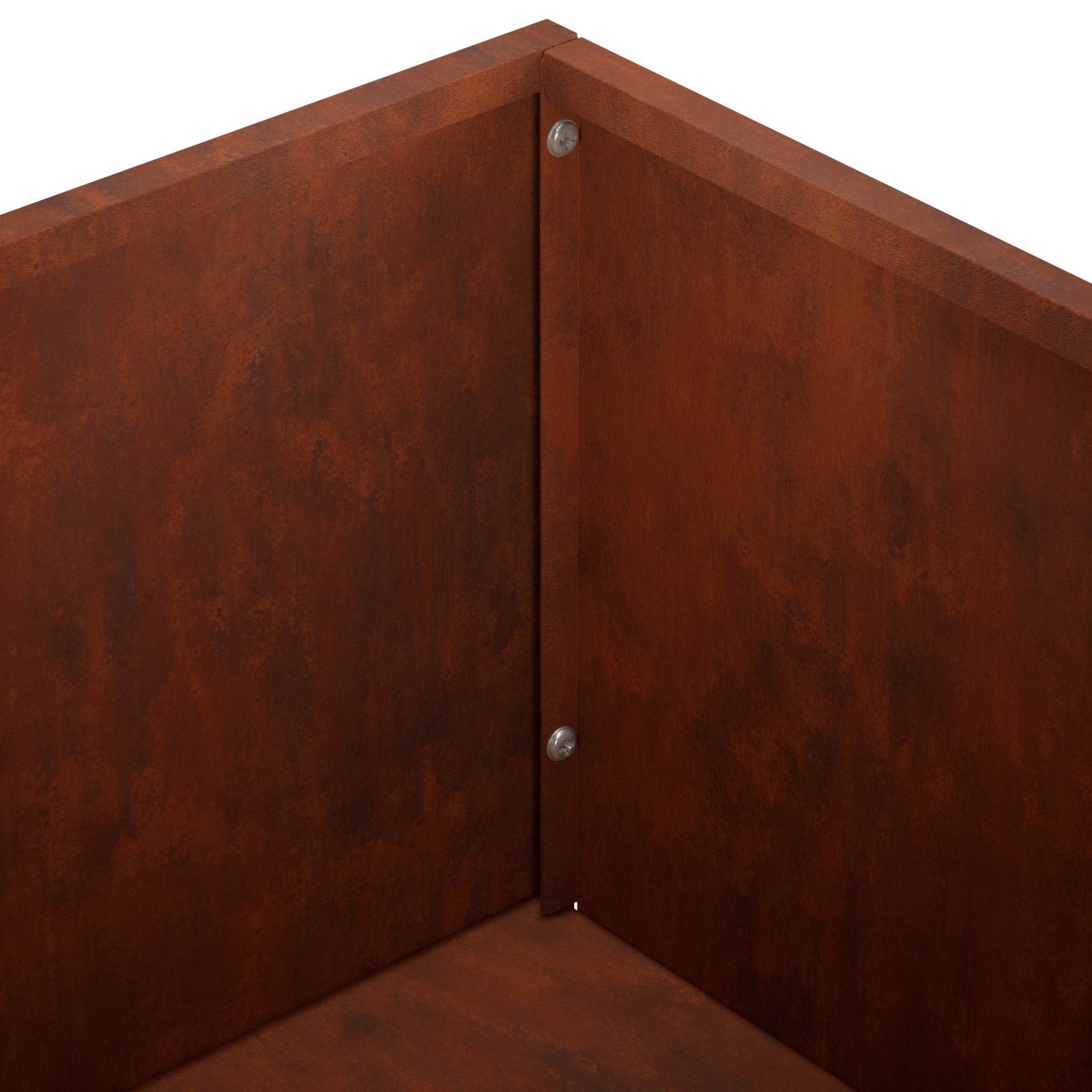 Vaso da giardino Ruggine 50 x 30 x 49 cm Acciaio Corten | homemem39