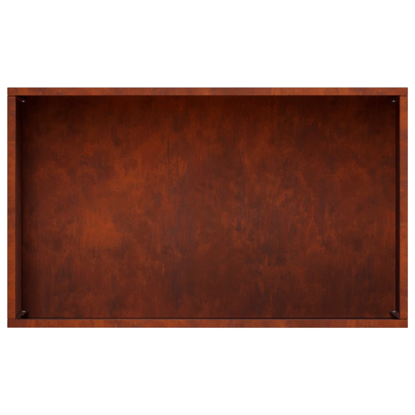 Vaso da giardino 2 pz Ruggine 50 x 30 x 49 cm Acciaio Corten | homemem39