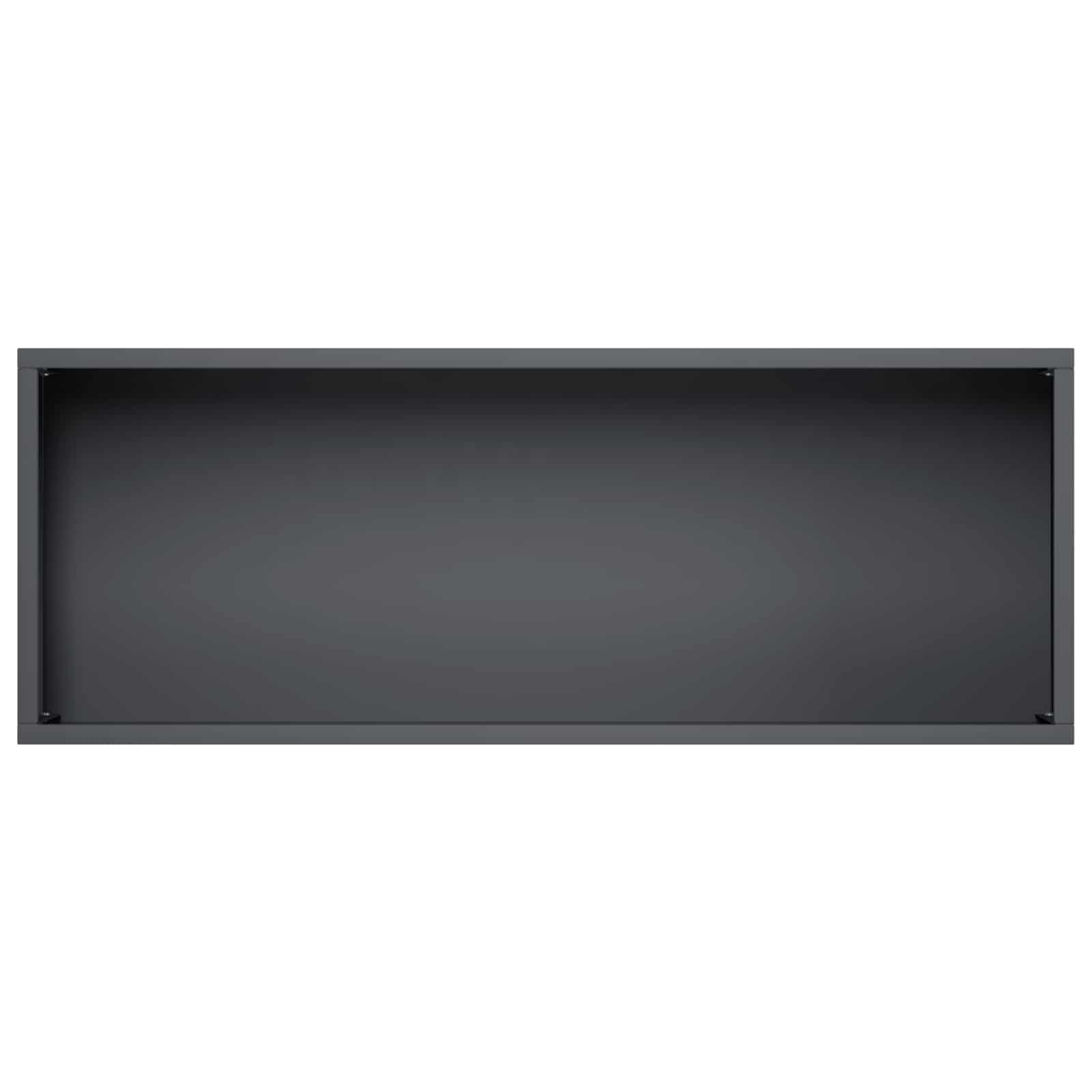 Vaso da giardino 2 pz Nero 80 x 20 x 49 cm | homemem39