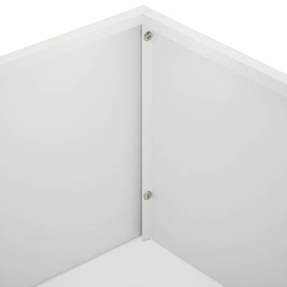 Vaso da giardino 2 pz Bianco 80 x 20 x 49 cm | homemem39