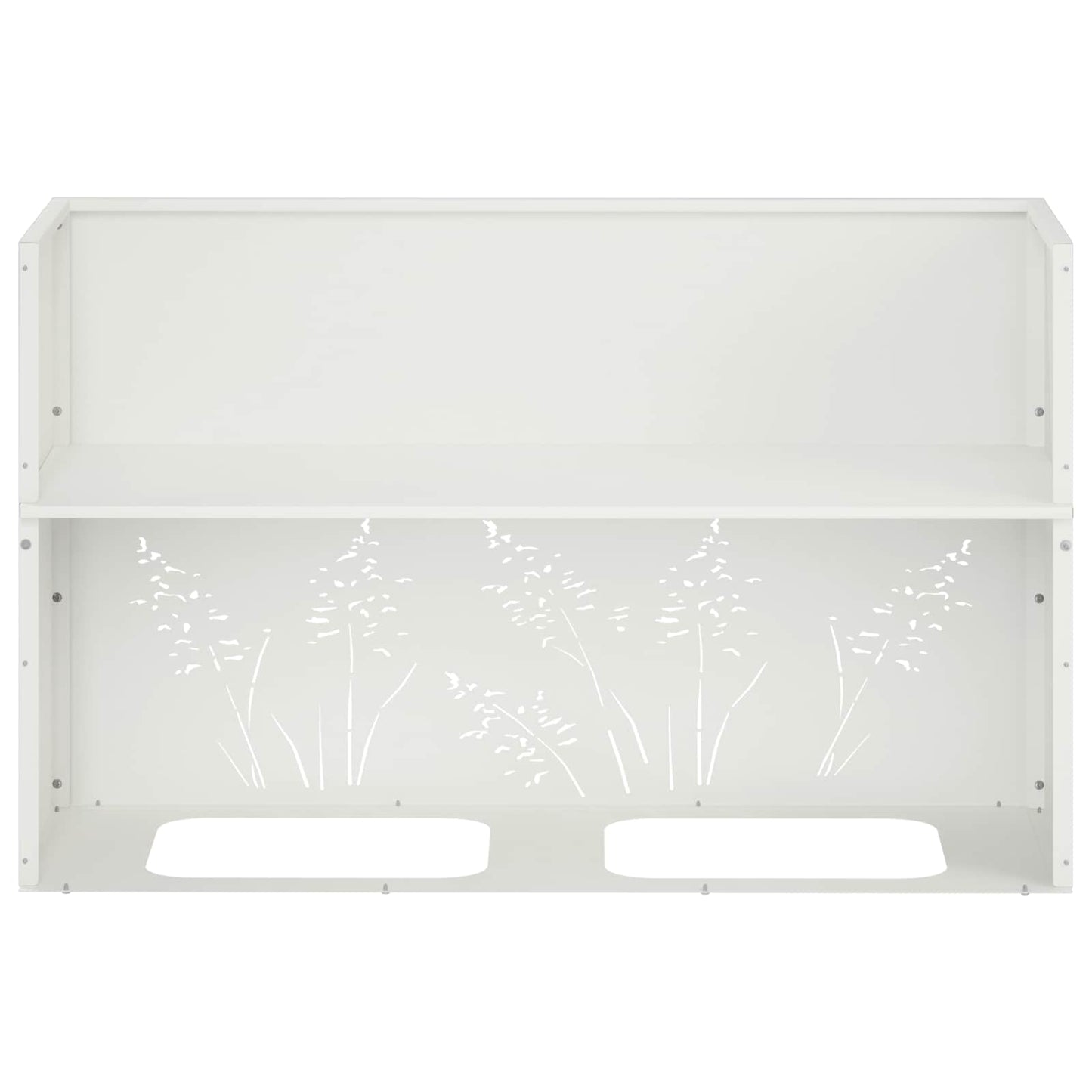 Vaso da giardino 2 pz Bianco 80 x 20 x 49 cm | homemem39