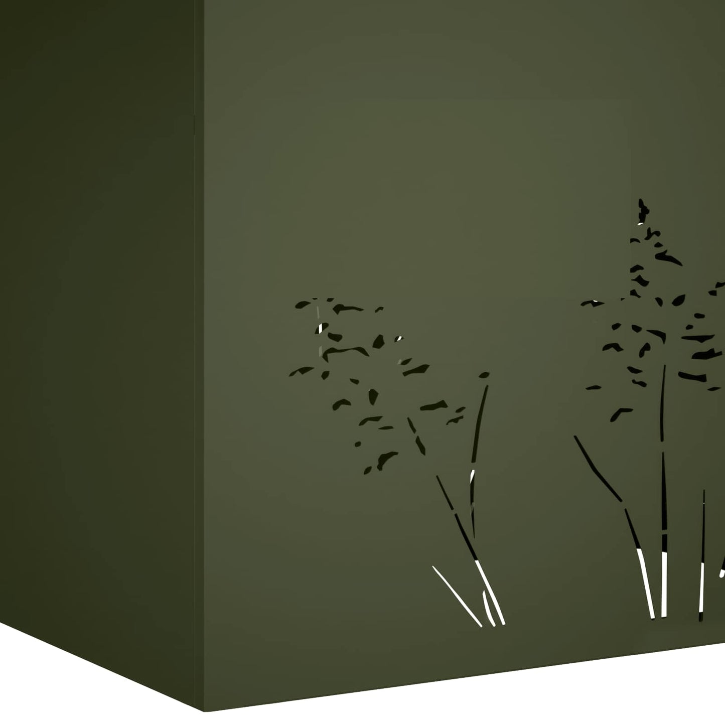Vaso da giardino Verde Oliva 80 x 20 x 49 cm | homemem39