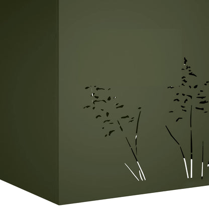 Vaso da giardino Verde Oliva 80 x 20 x 49 cm | homemem39