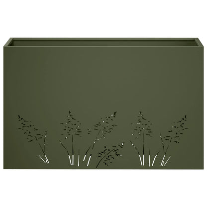 Vaso da giardino Verde Oliva 80 x 20 x 49 cm | homemem39