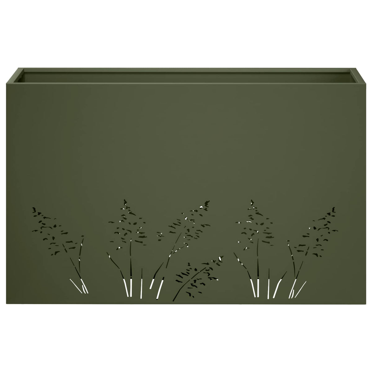 Vaso da giardino 2 pz Verde Oliva 80 x 20 x 49 cm | homemem39