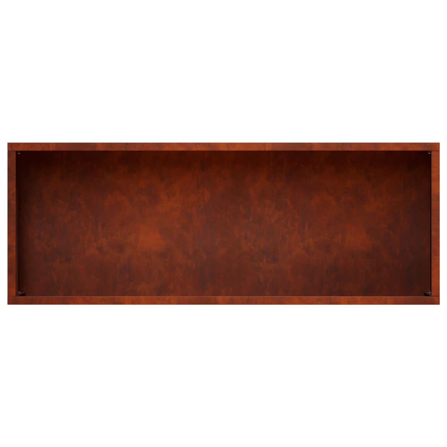 Vaso da giardino 2 pz Ruggine 80 x 20 x 49 cm Acciaio Corten | homemem39