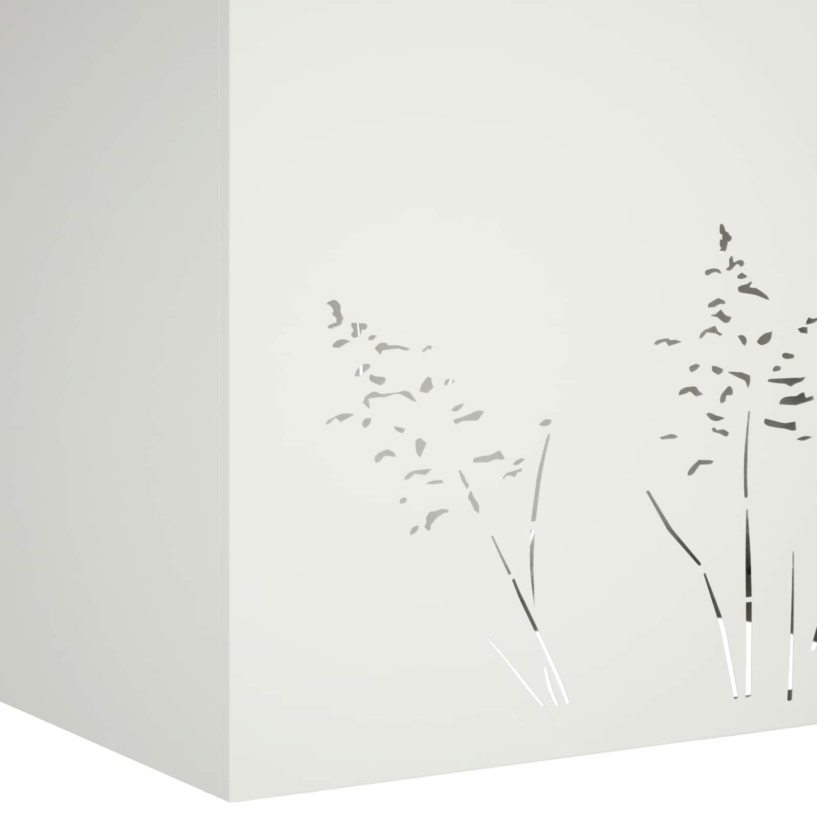Vaso da giardino Bianco 80 x 30 x 49 cm | homemem39