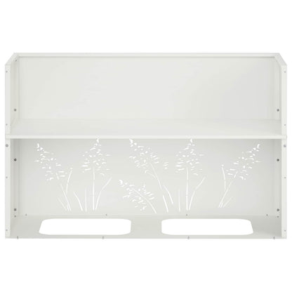 Vaso da giardino 2 pz Bianco 80 x 30 x 49 cm | homemem39