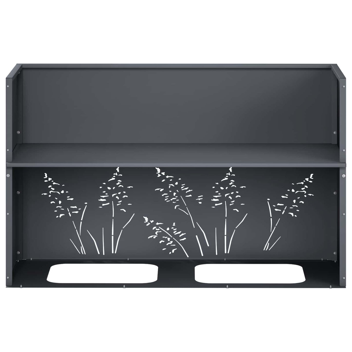 Vaso da giardino Antracite 80 x 30 x 49 cm | homemem39