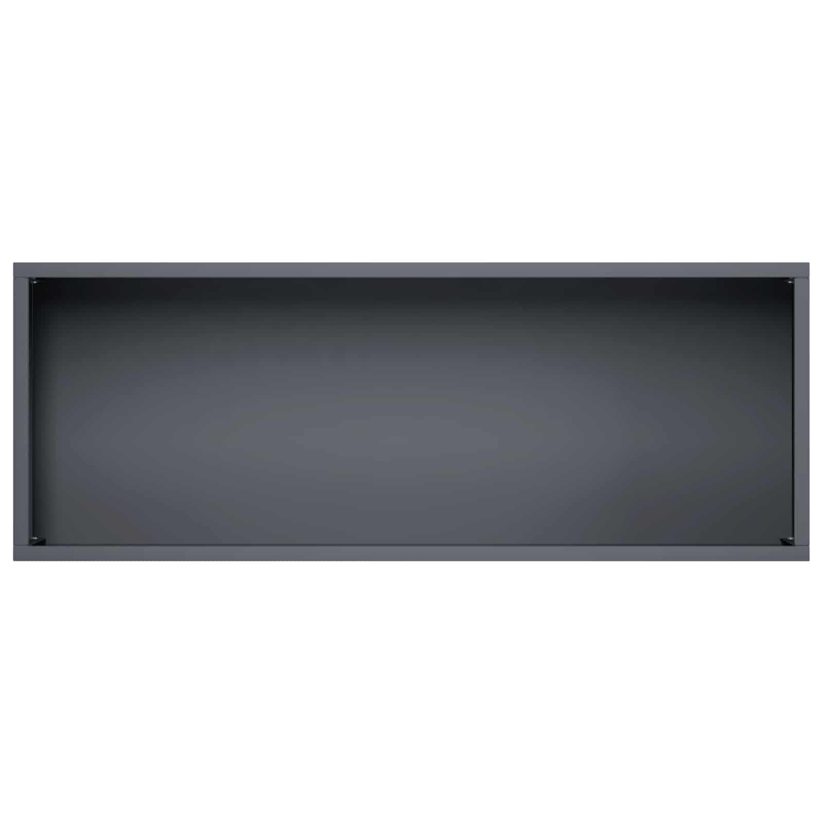 Vaso da giardino Antracite 80 x 30 x 49 cm | homemem39