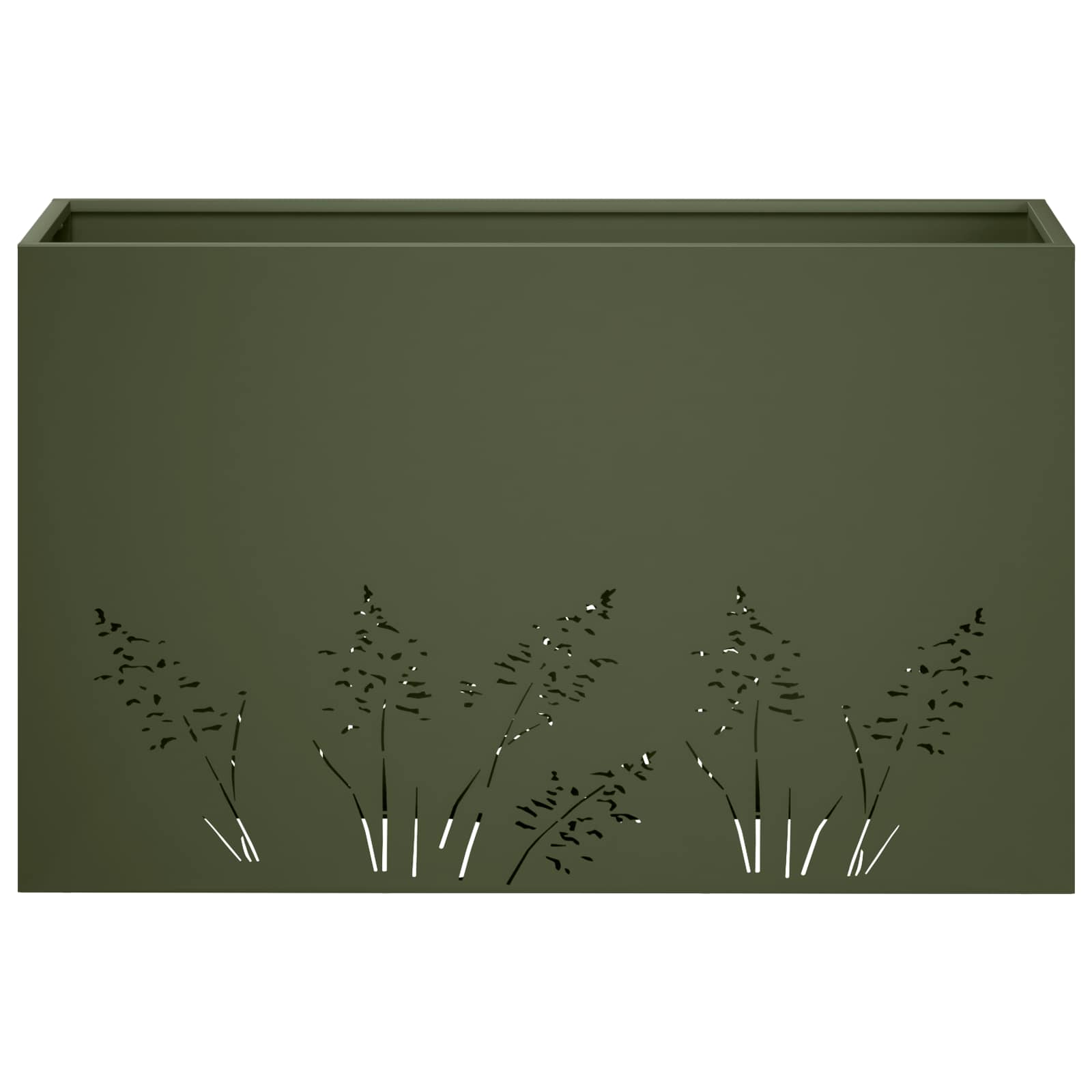 Vaso da giardino 2 pz Verde Oliva 80 x 30 x 49 cm | homemem39