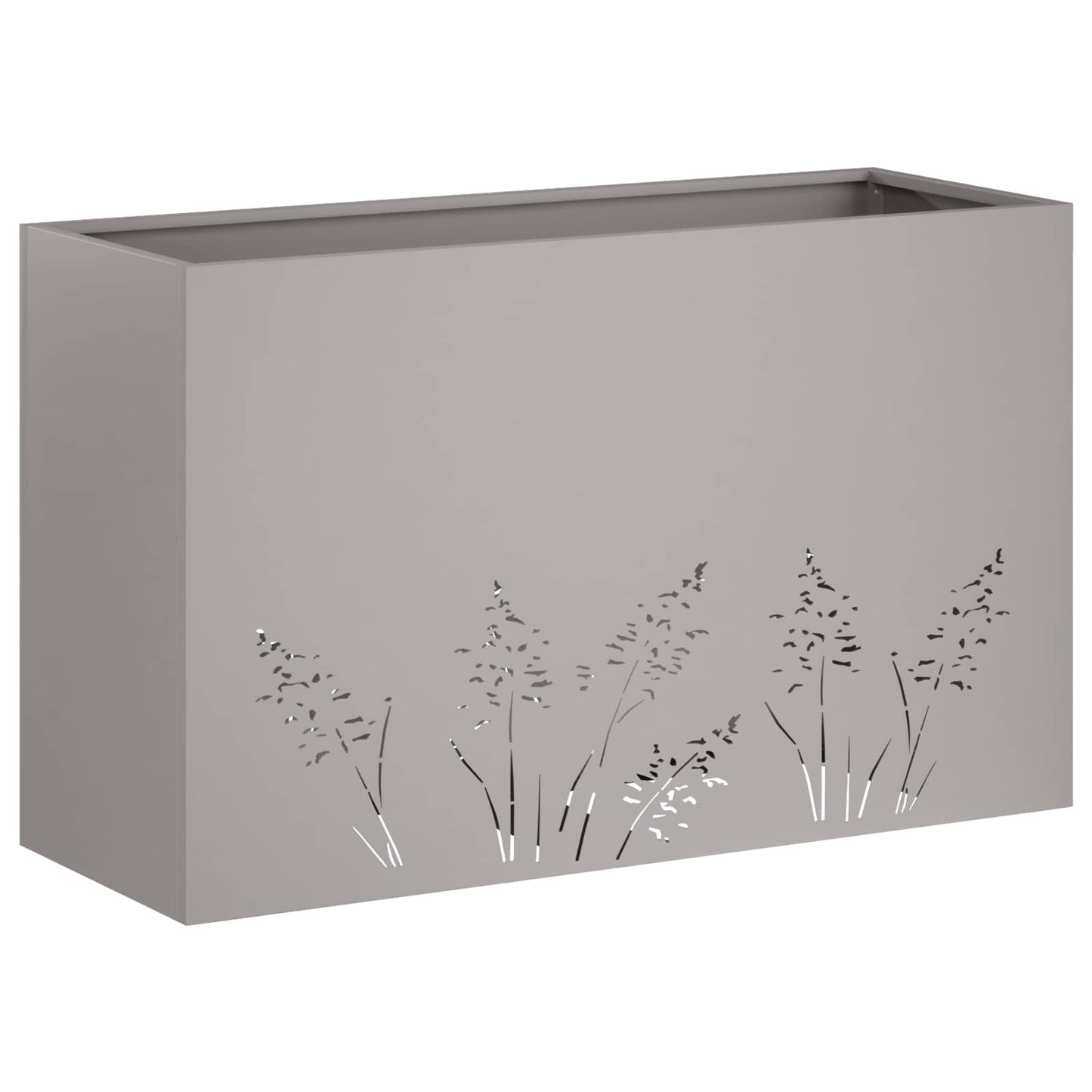 Vaso da giardino Ruggine 80 x 30 x 49 cm Acciaio Corten