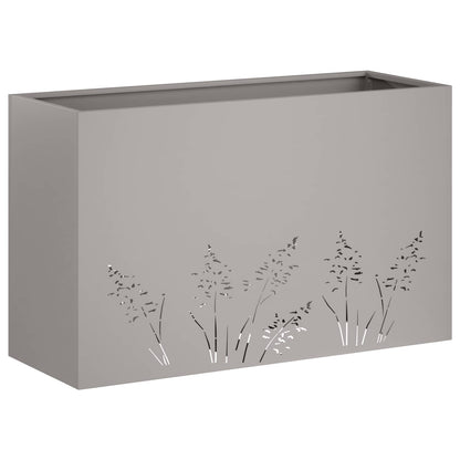 Vaso da giardino Ruggine 80 x 30 x 49 cm Acciaio Corten
