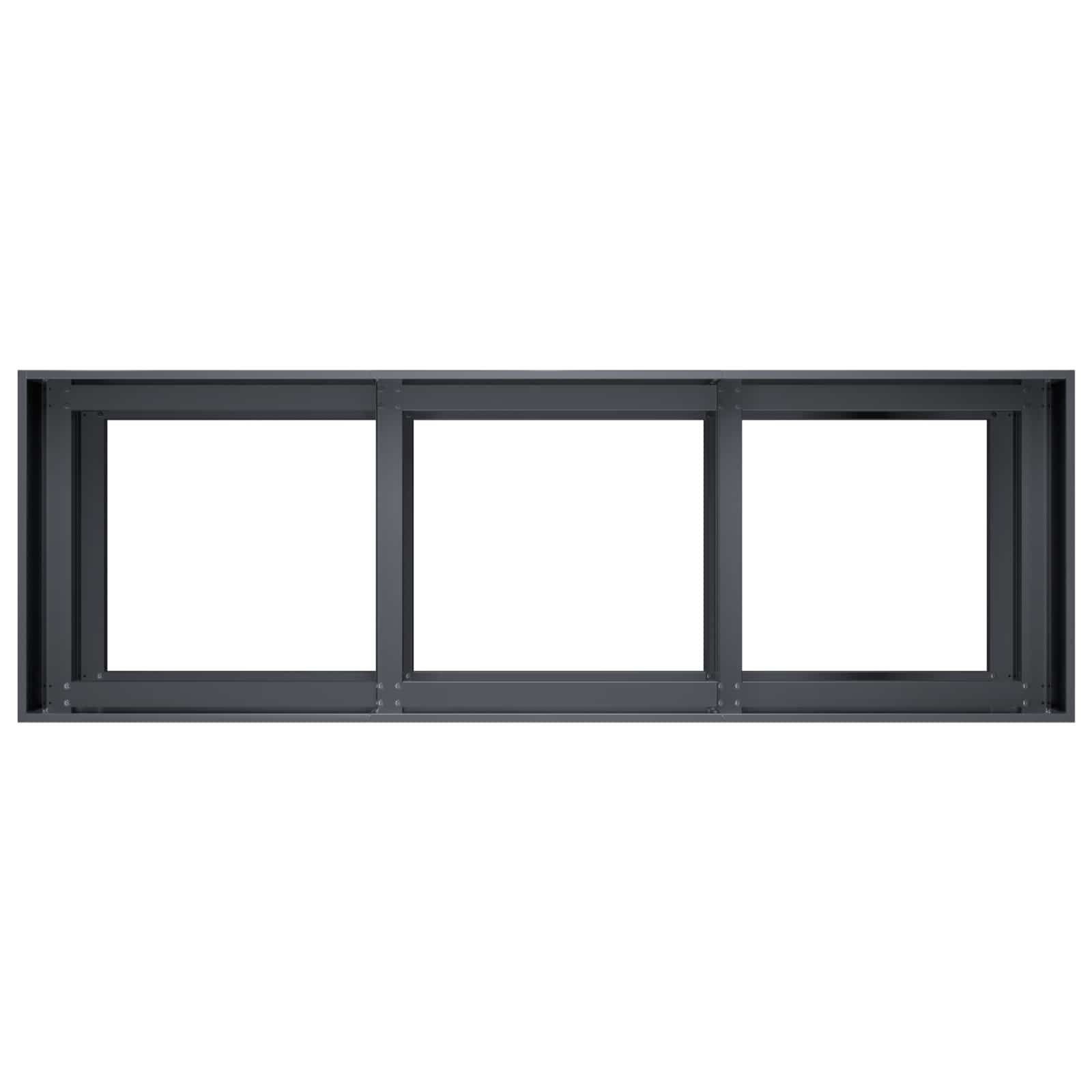 Vaso da giardino Antracite 120 x 40 x 60 cm | homemem39