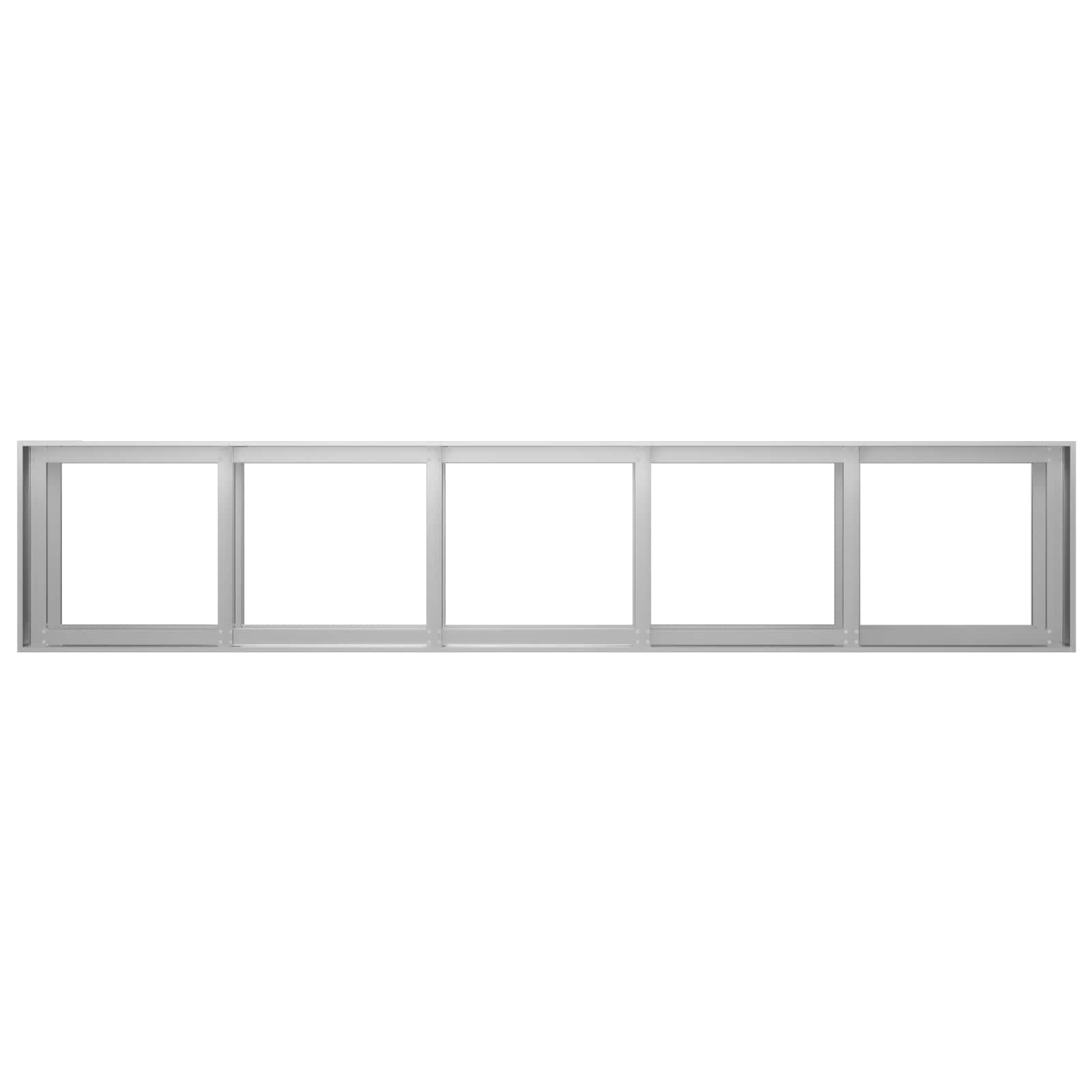 Vaso da giardino Argento 200 x 40 x 60 cm Acciaio zincato | homemem39