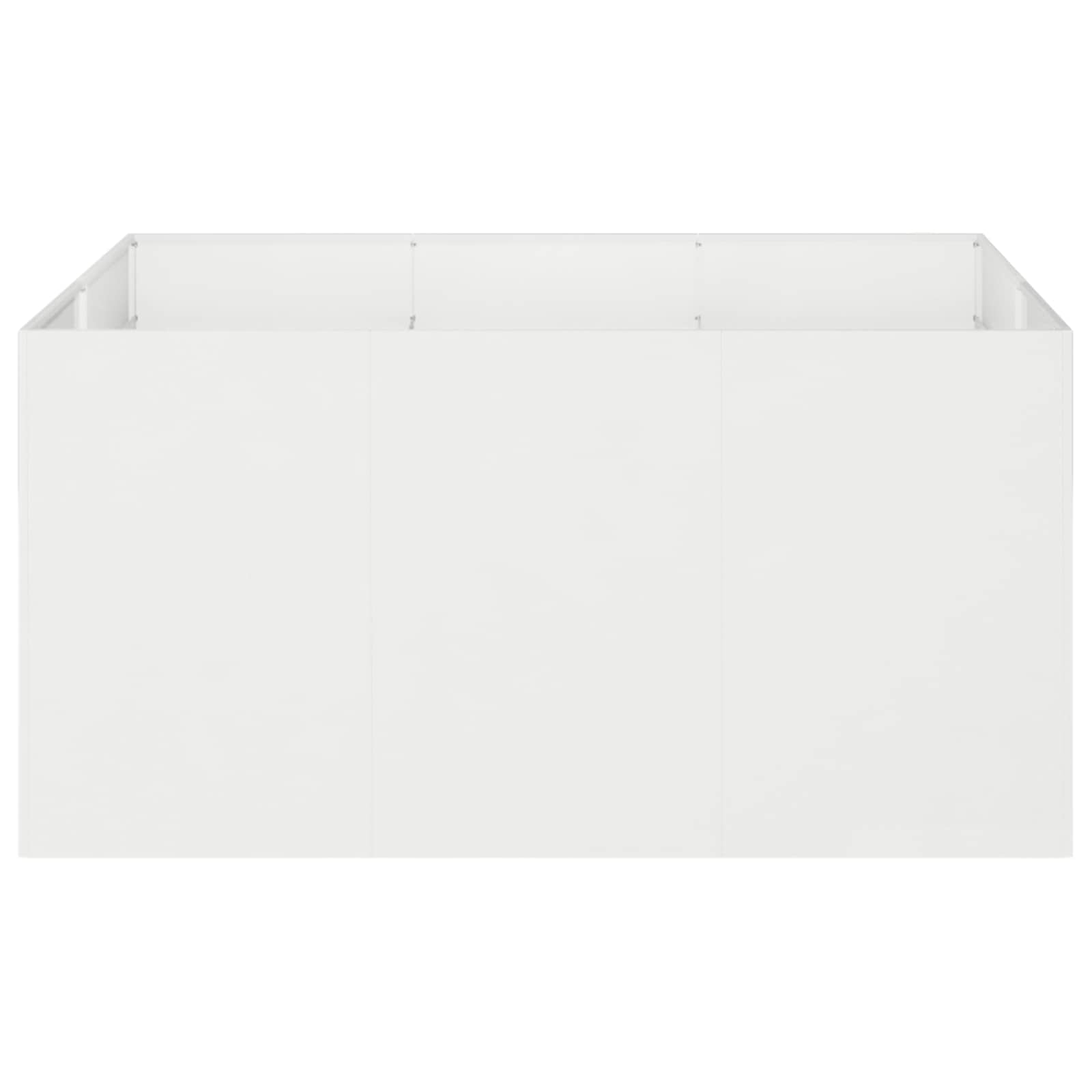 Vaso da giardino Bianco 120 x 80 x 60 cm | homemem39
