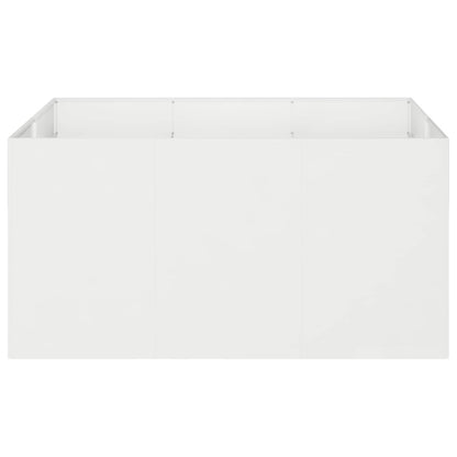 Vaso da giardino Bianco 120 x 80 x 60 cm | homemem39