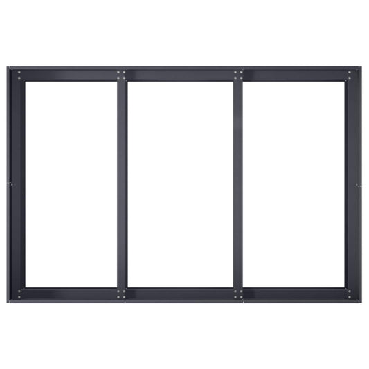 Vaso da giardino Antracite 120 x 80 x 60 cm | homemem39