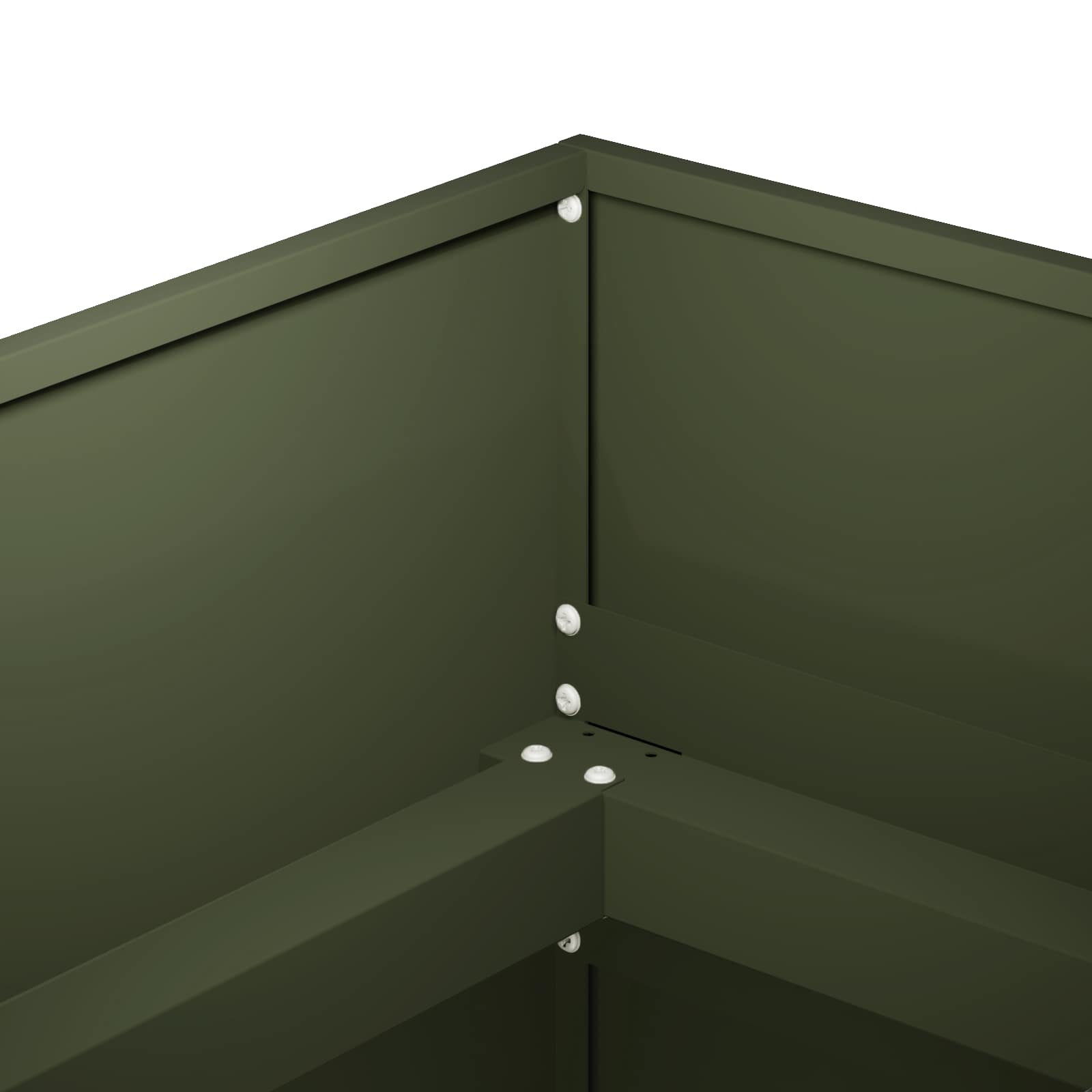 Vaso da giardino Verde Oliva 120 x 80 x 60 cm | homemem39