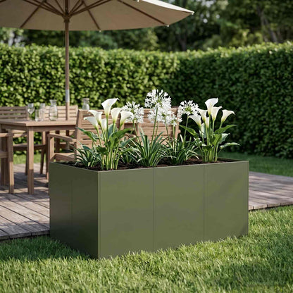 Vaso da giardino Verde Oliva 120 x 80 x 60 cm | homemem39