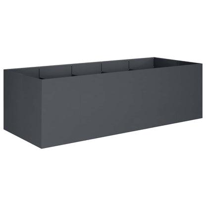 Vaso da giardino Antracite 200 x 80 x 60 cm | homemem39