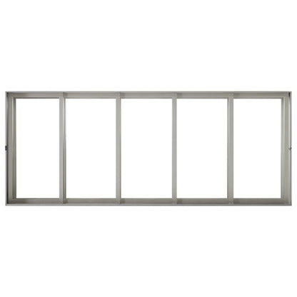 Vaso da giardino Argento 200 x 80 x 60 cm Acciaio Inox | homemem39