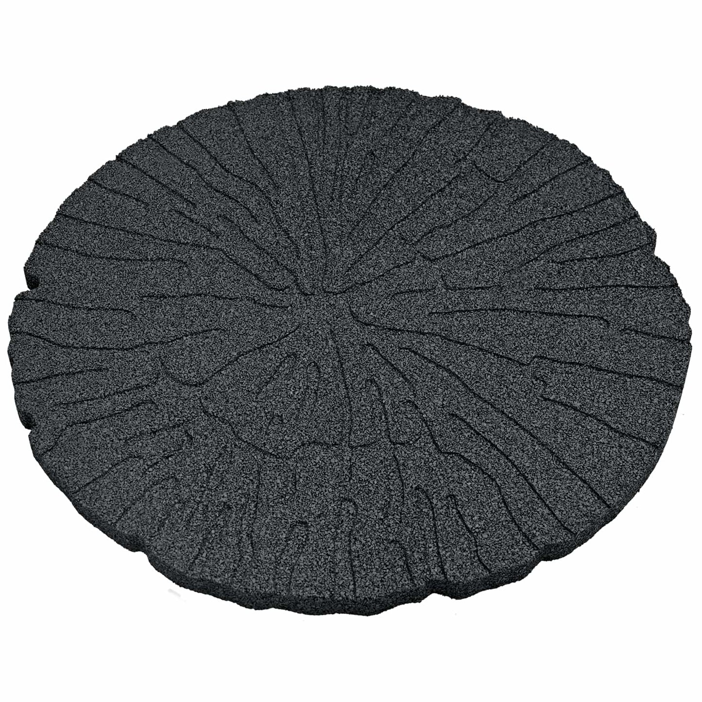 Pietra da Passo 6 pcs Nero Ø 45 x 1,8 cm Gomma